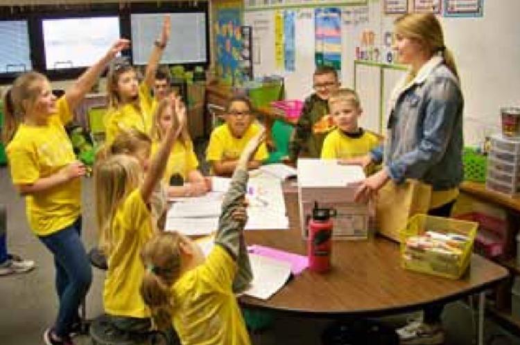 Leadership spans the ages at Ellsworth Elementary