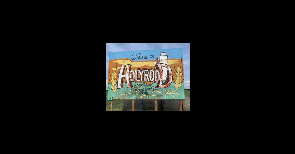 The old welcome to Holyrood sign on the edge of town will be getting a new makeover soon, thanks to a grant from the Smoky Hills Community Foundation.