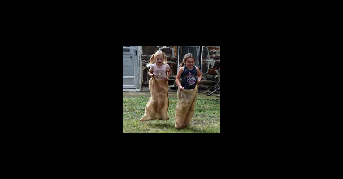 Ellsworth High School FFA students provided oldtime games like sack races and tug-o-war on the museum grounds after the parade.