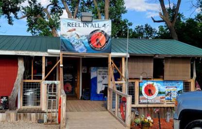 The business consists of a liquor store on the right, the bait shop and a large community room added to the back. Photos by CATHERINE DOUD/Ellsworth County Independent-Reporter
