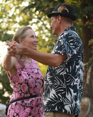 Cindy and John Lloyd, Nebraska, polka dance Friday night during the Czech Festival in Wilson. KAREN BONAR/Ellsworth County Independent-Reporter