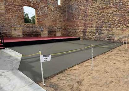 The dance floor at the Wilson Opera House cures. This is one of the recent grant recipients of the Smoky Hills Community Foundation. Courtesy photo