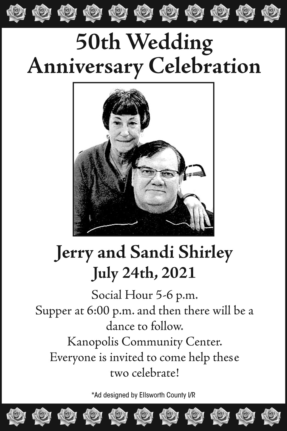 Shirleys celebrate their 50th wedding anniversary Ellsworth County