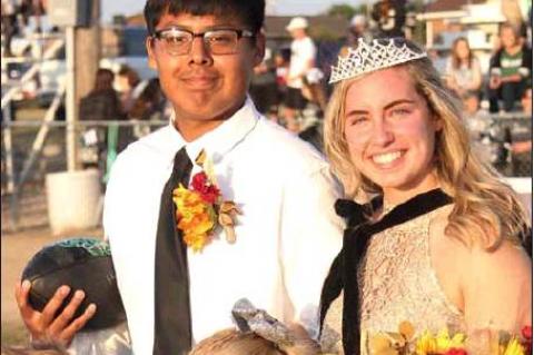 HOMECOMING KING AND QUEEN